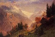 Albert Bierstadt View of the Grindelwald Germany oil painting artist